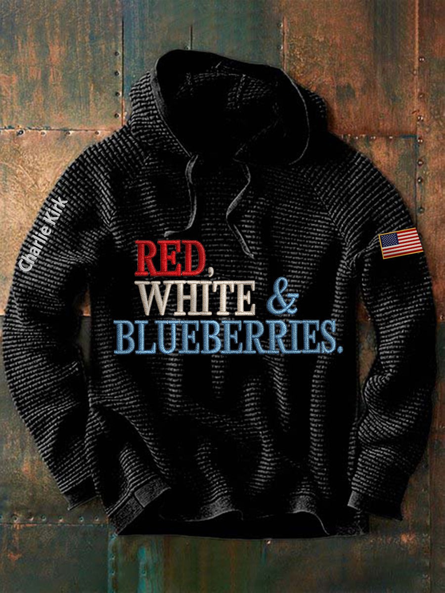 Men's "Red White & Blueberries" hoodie