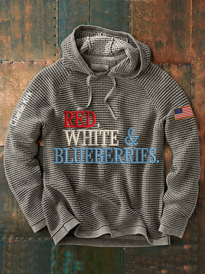 Men's "Red White & Blueberries" hoodie