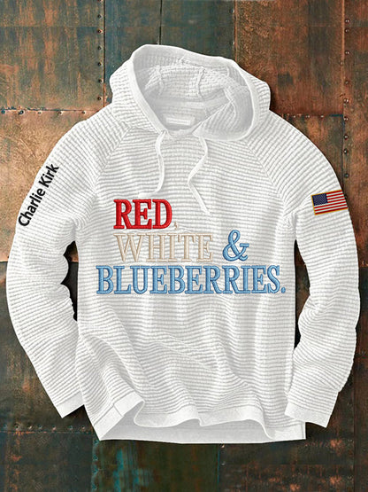 Men's "Red White & Blueberries" hoodie