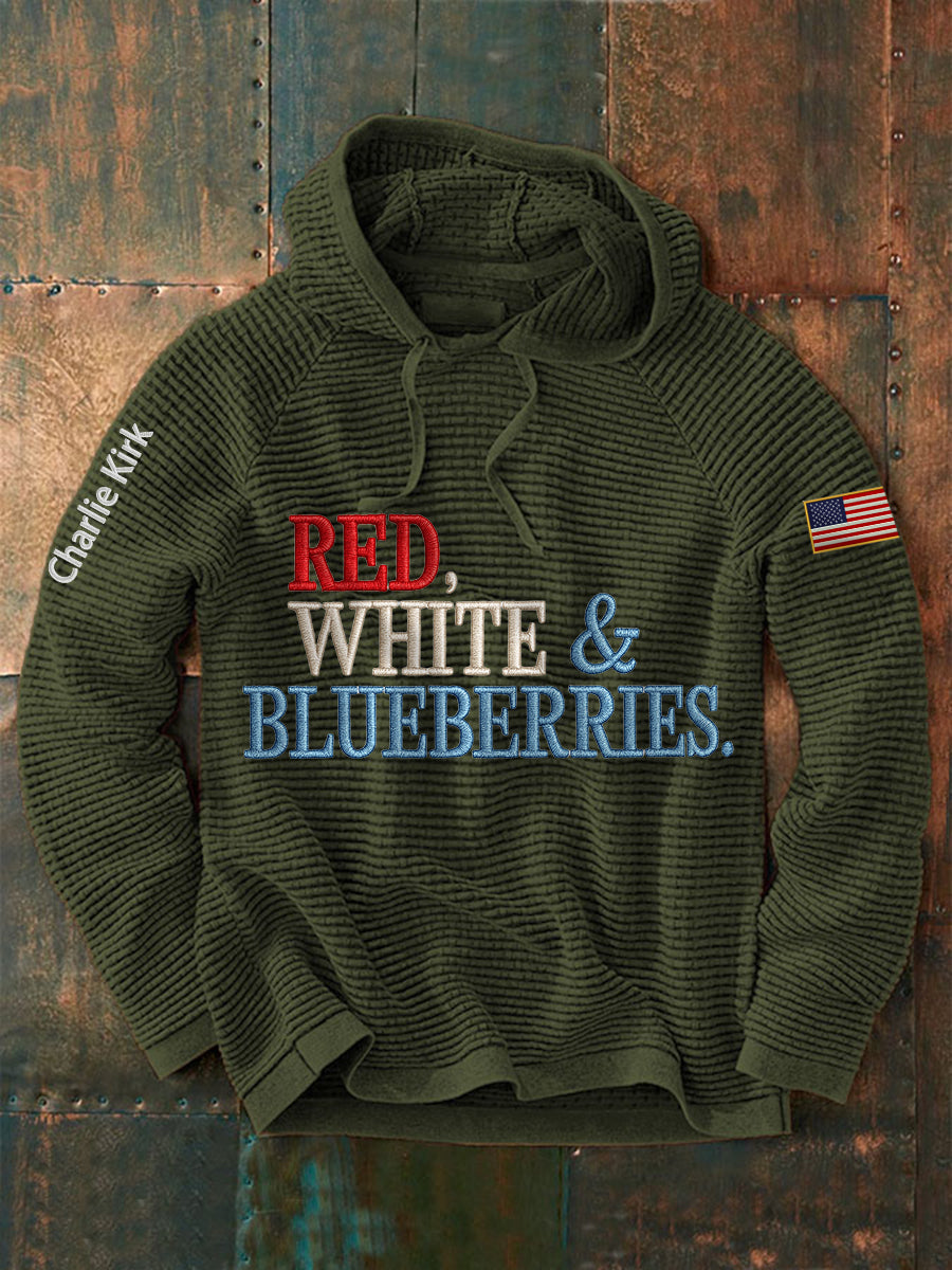 Men's "Red White & Blueberries" hoodie