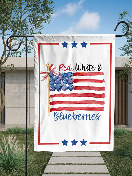 Red White & Blueberries Garden Flag 90*150