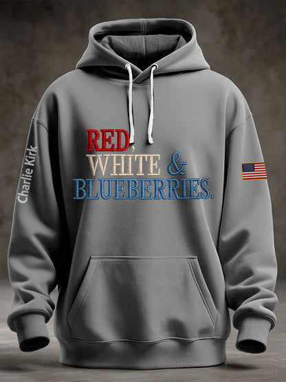 Men's "Red White & Blueberries" hoodie