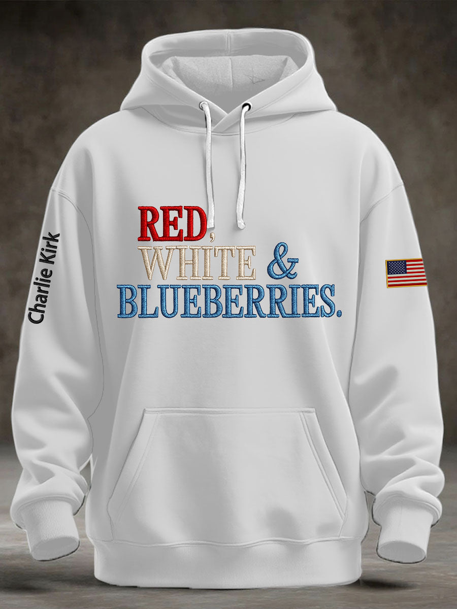 Men's "Red White & Blueberries" hoodie