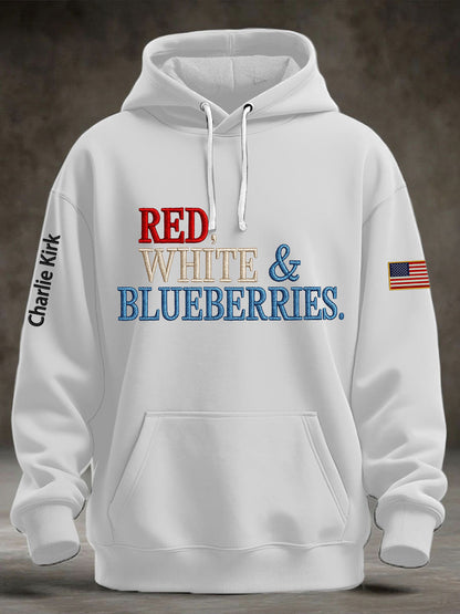 Men's "Red White & Blueberries" hoodie