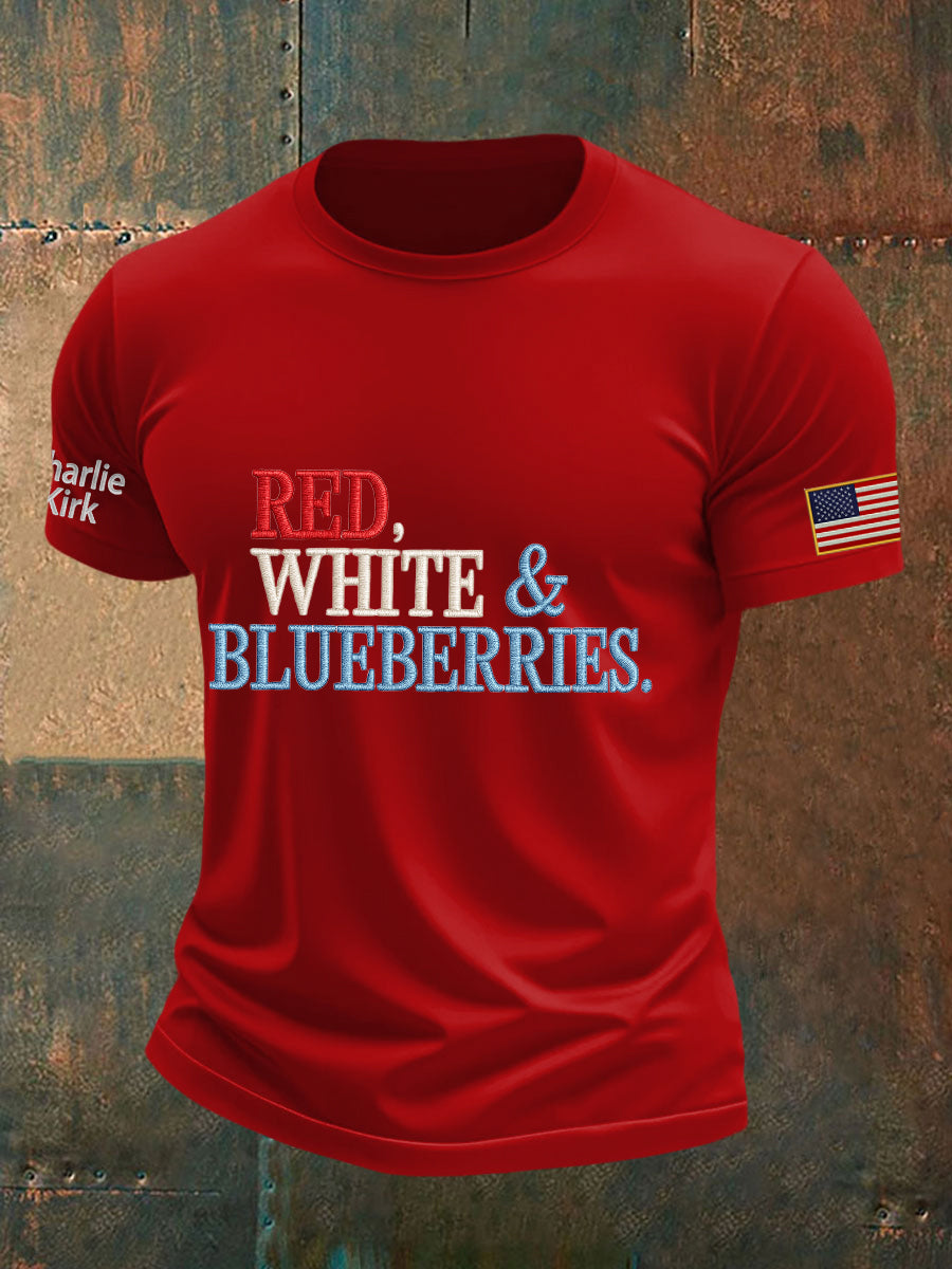 Men's 'Red White & Blueberries' T-shirt