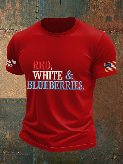 Men's 'Red White & Blueberries' T-shirt