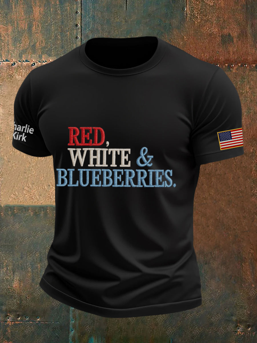 Men's 'Red White & Blueberries' T-shirt