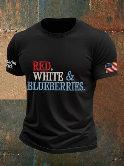 Men's 'Red White & Blueberries' T-shirt