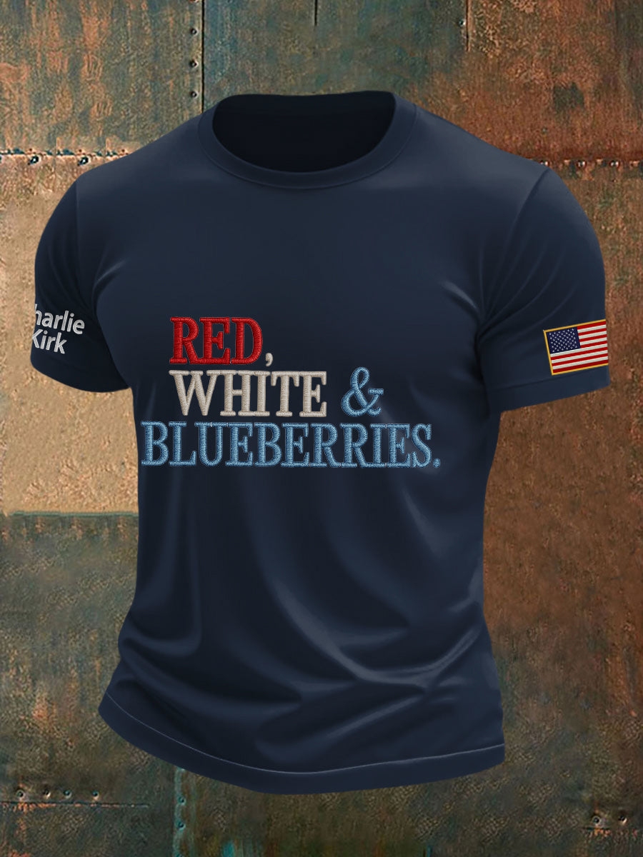 Men's 'Red White & Blueberries' T-shirt