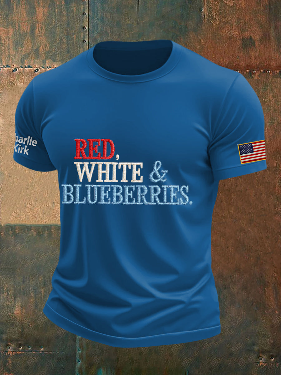 Men's 'Red White & Blueberries' T-shirt