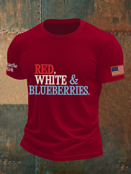 Men's 'Red White & Blueberries' T-shirt
