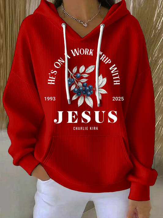 Women's Charlie Kirk Jesus  Printed Tops