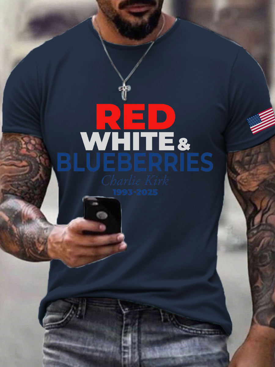 Men's 'Red White & Blueberries' T-shirt