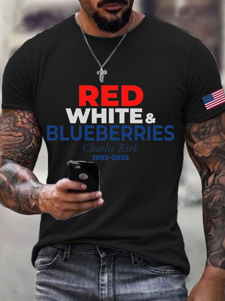 Men's 'Red White & Blueberries' T-shirt