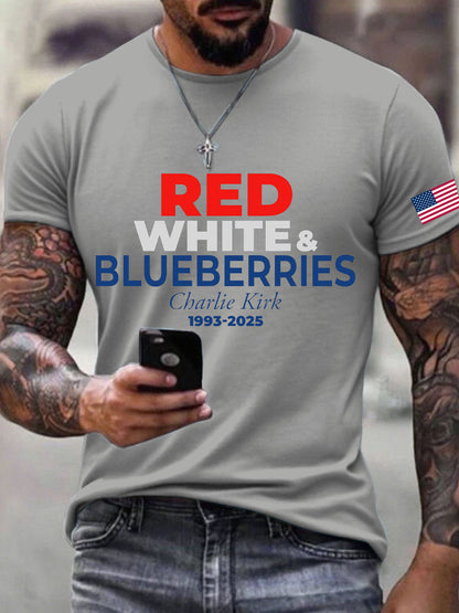Men's 'Red White & Blueberries' T-shirt