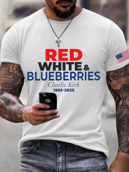 Men's 'Red White & Blueberries' T-shirt