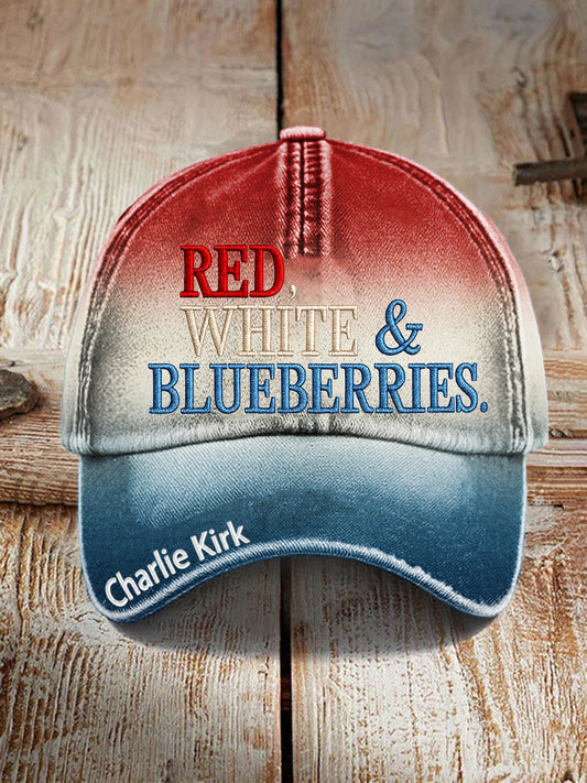 Unisex 'Red White & Blueberries' hat