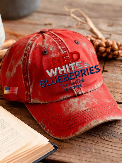 Unisex 'Red White & Blueberries' hat