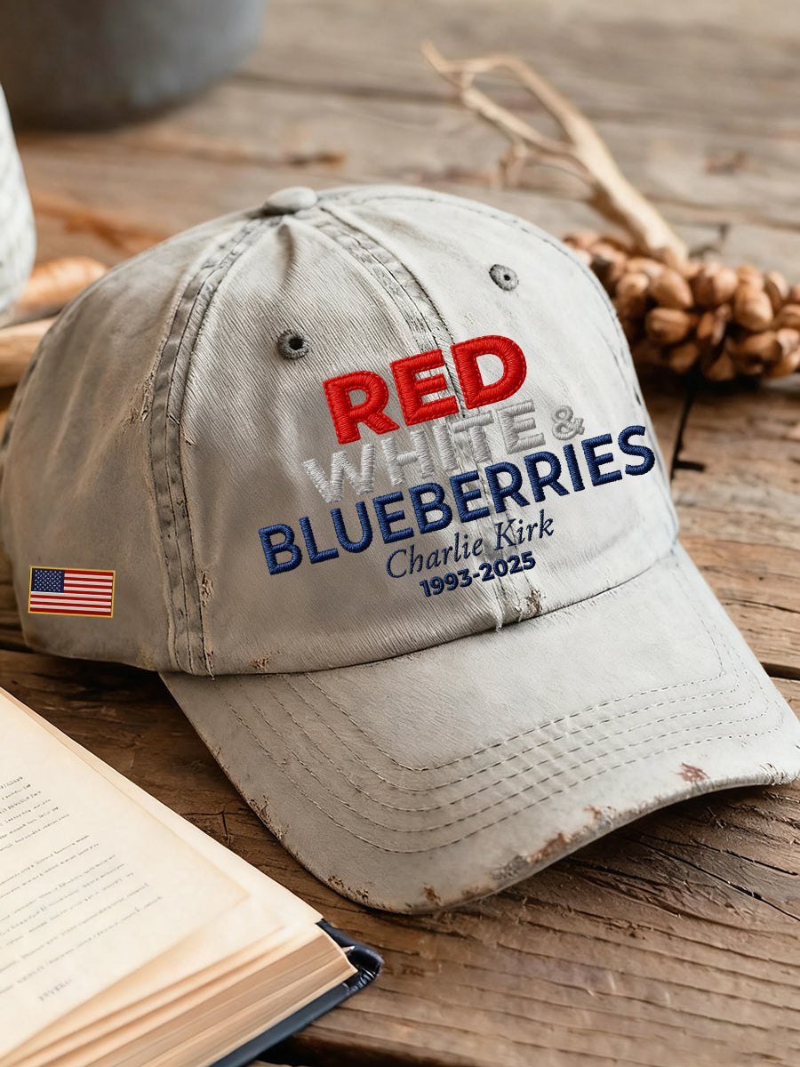 Unisex 'Red White & Blueberries' hat