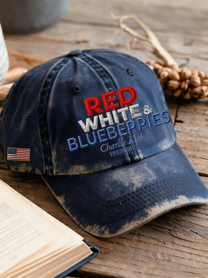 Unisex 'Red White & Blueberries' hat