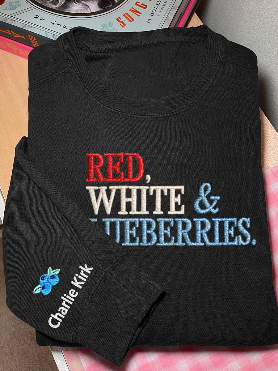 Women's 'Red White & Blueberries' sweatshirt