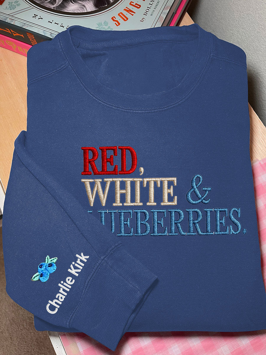 Women's 'Red White & Blueberries' sweatshirt