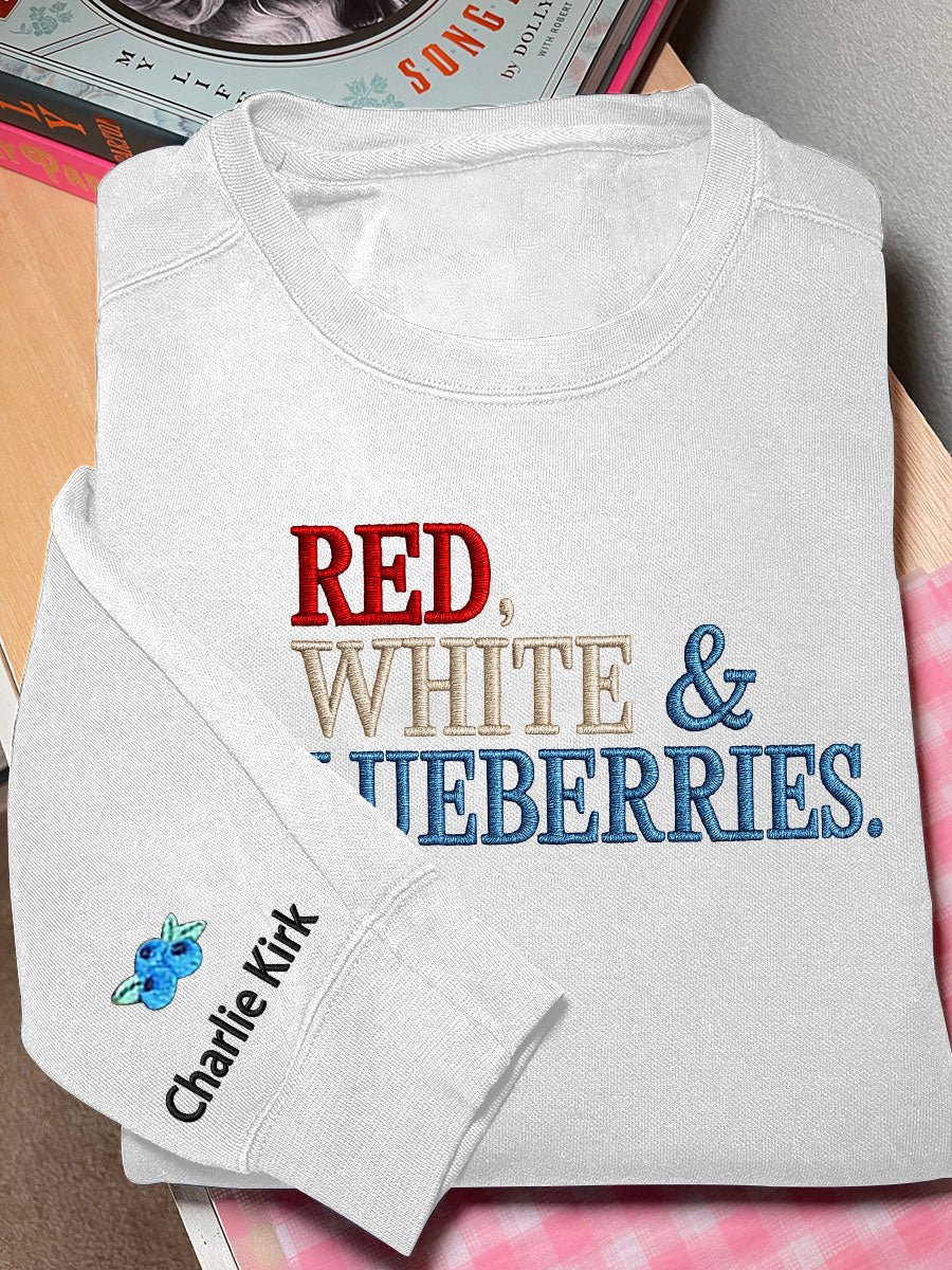 Women's 'Red White & Blueberries' sweatshirt