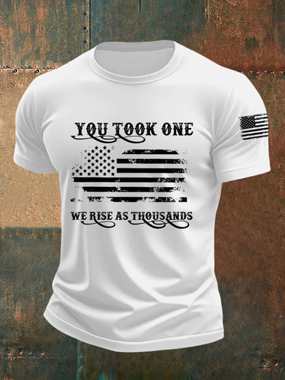 Men's You Took One We Rise As Thousands Short-sleeved T-shirt