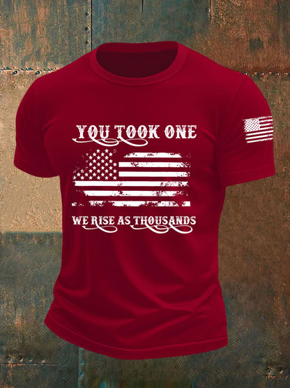 Men's You Took One We Rise As Thousands Short-sleeved T-shirt