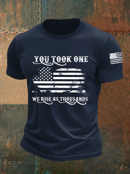 Men's You Took One We Rise As Thousands Short-sleeved T-shirt
