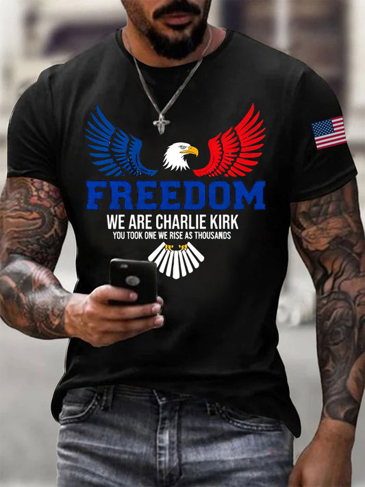 Men's Freedom You Took One We Rise As Thousands Short-sleeved T-shirt