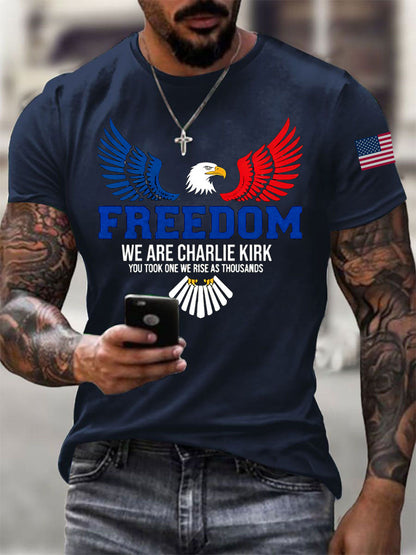 Men's Freedom You Took One We Rise As Thousands Short-sleeved T-shirt