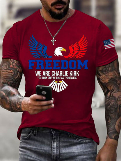 Men's Freedom You Took One We Rise As Thousands Short-sleeved T-shirt