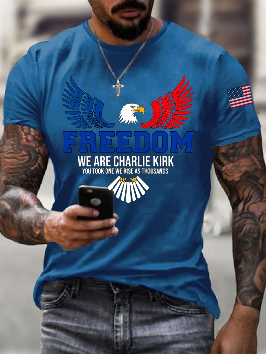 Men's Freedom You Took One We Rise As Thousands Short-sleeved T-shirt