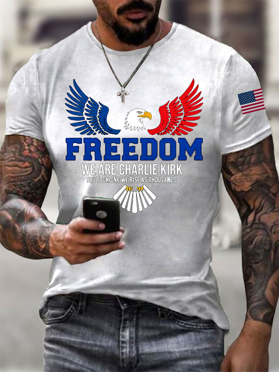 Men's Freedom You Took One We Rise As Thousands Short-sleeved T-shirt
