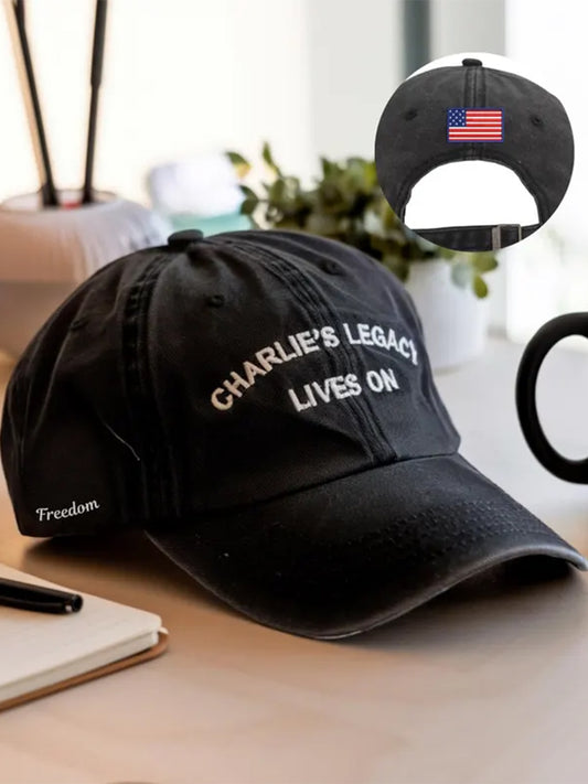 Unisex Freedom Is Not Free R.I.P Charlie Kirk Print Hat