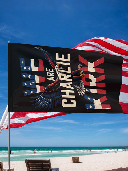 We are Charlie Kirk flag