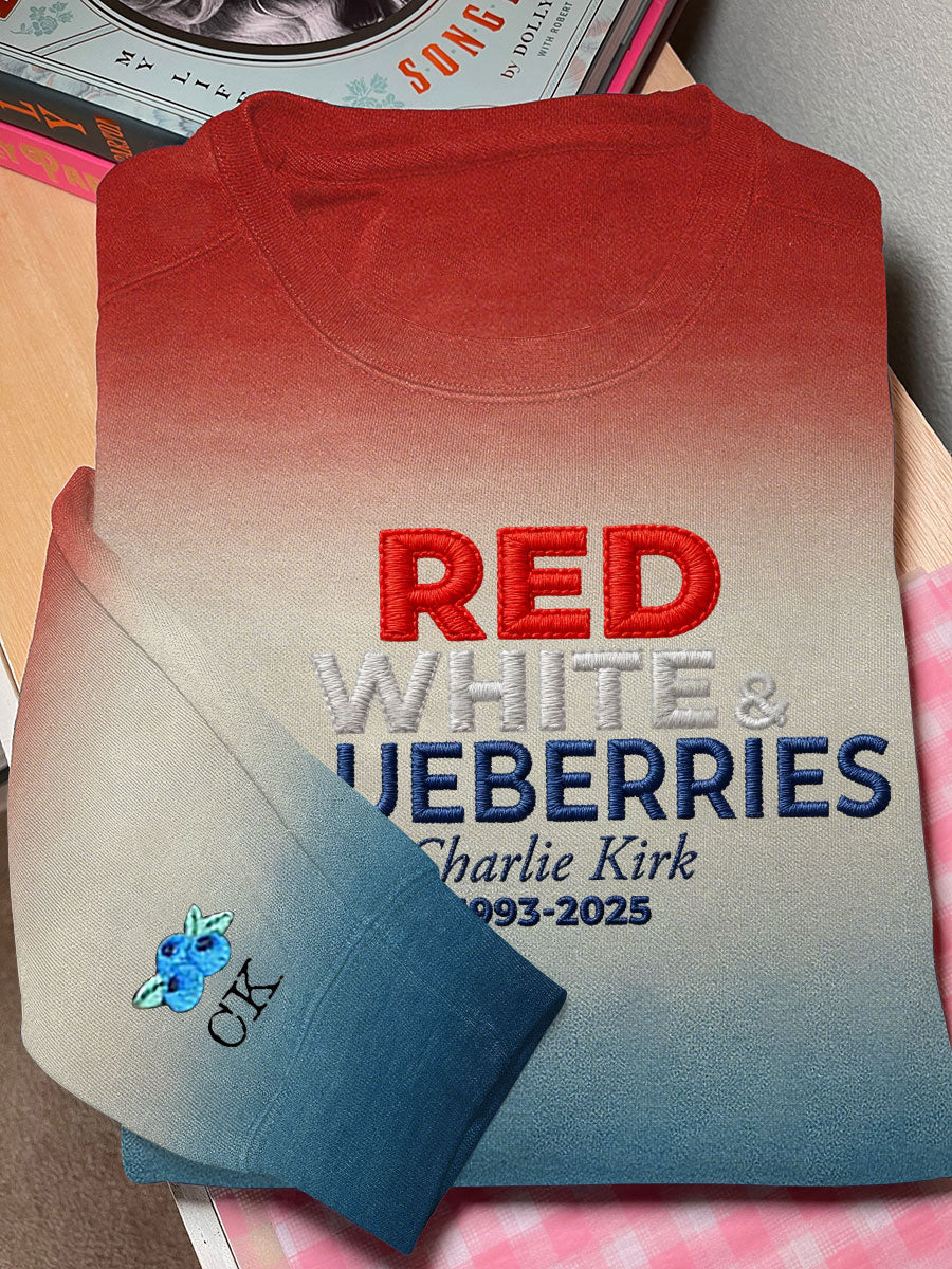 Women's 'Red White & Blueberries' sweatshirt
