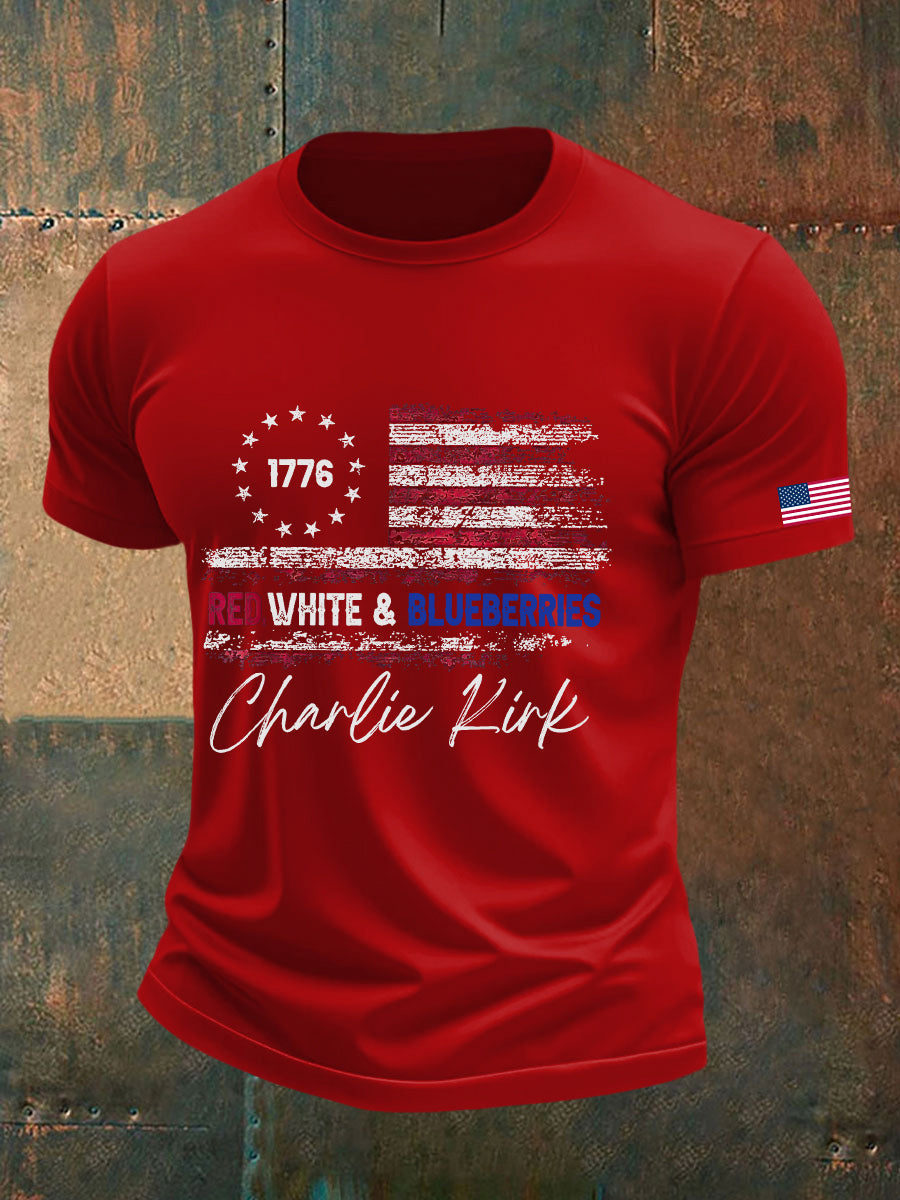 Men's 'Red White & Blueberries' T-shirt