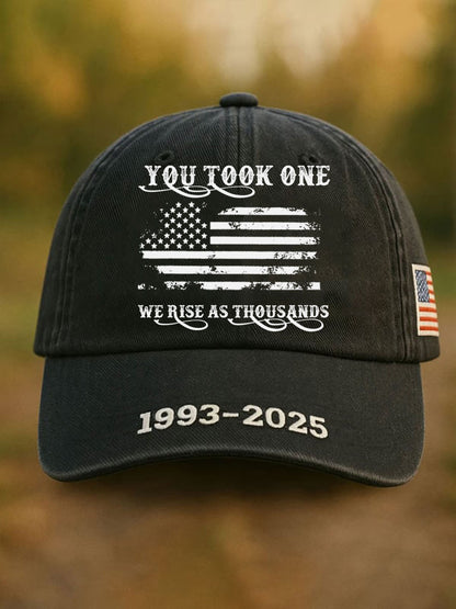 Unisex You Took One We Rise As Thousands Print Hat