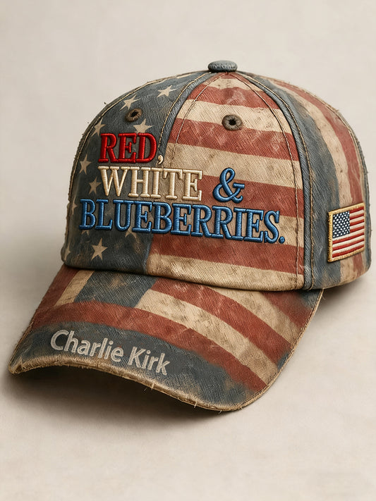 Unisex 'Red White & Blueberries' hat