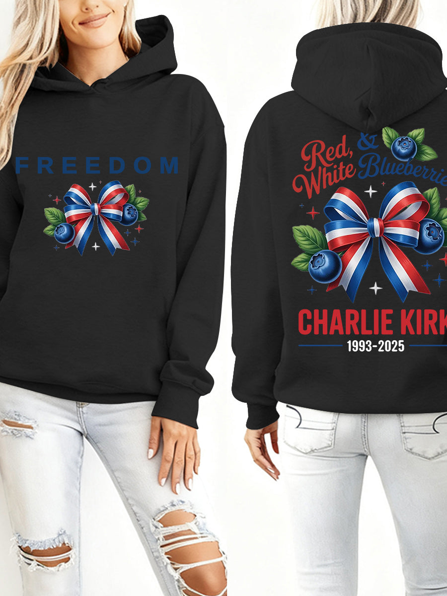 Women's "Red White & Blueberries" hoodie