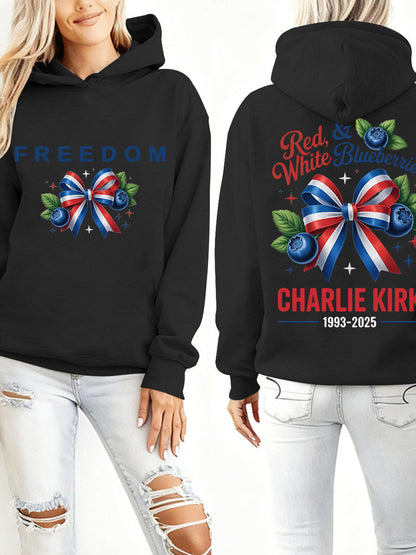 Women's "Red White & Blueberries" hoodie