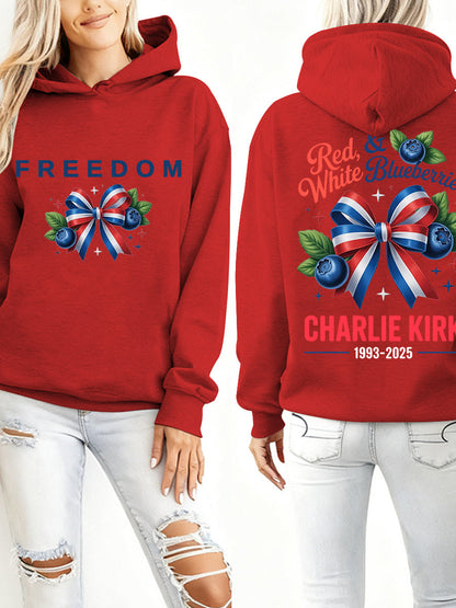 Women's "Red White & Blueberries" hoodie