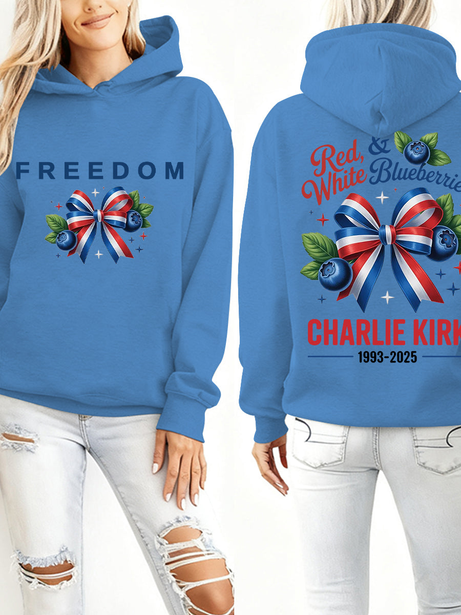 Women's "Red White & Blueberries" hoodie