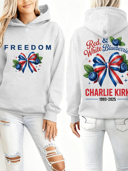 Women's "Red White & Blueberries" hoodie