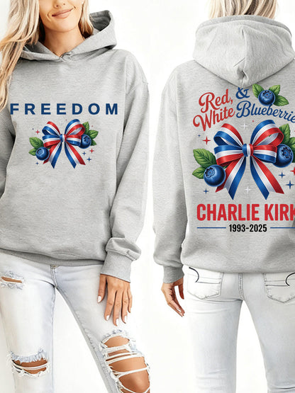 Women's "Red White & Blueberries" hoodie