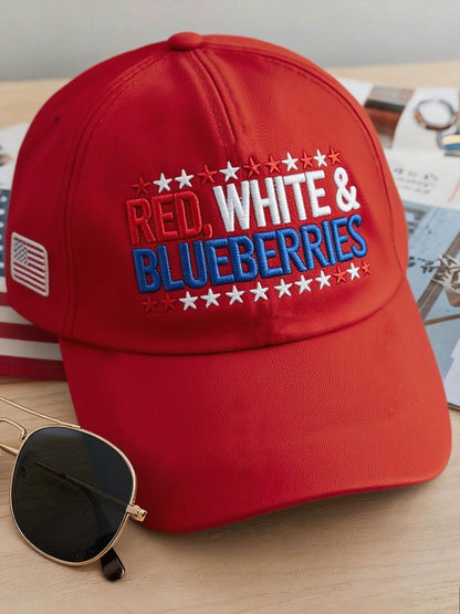 Red white blueberries unisex hats