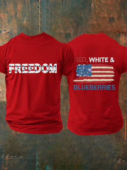 Men's 'Red White & Blueberries' T-shirt