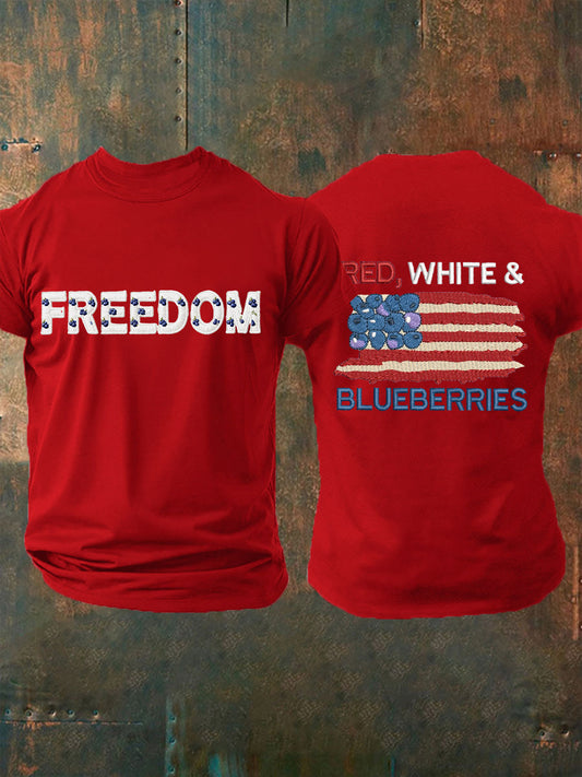 Men's 'Red White & Blueberries' T-shirt